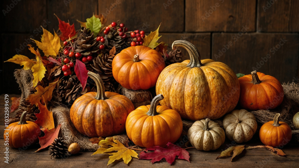 Harmony of the harvest: a rural exhibition of pumpkins Harmony of the harvest: a rural exhibition of pumpkins