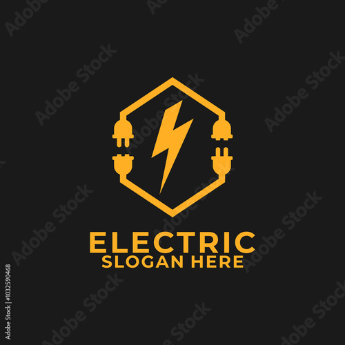 Electric Logo Bolt Energy Company, Thunder Electric Lightning Bolt Logo