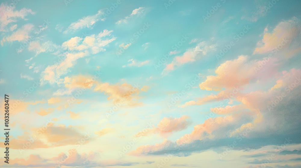 a pastel-colored sky a pastel-colored sky