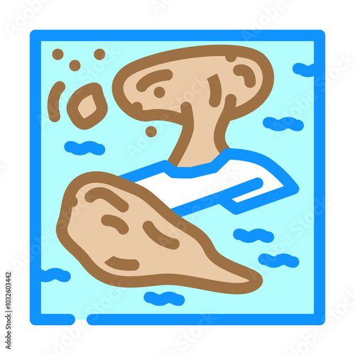 spill oil industry color icon vector. spill oil industry sign. isolated symbol illustration