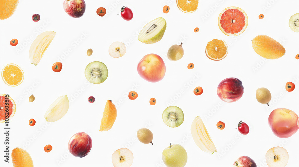 background with fruits background with fruits