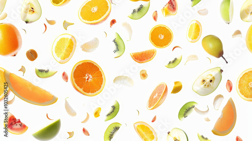 Wallpaper Mural background with fruits Torontodigital.ca
