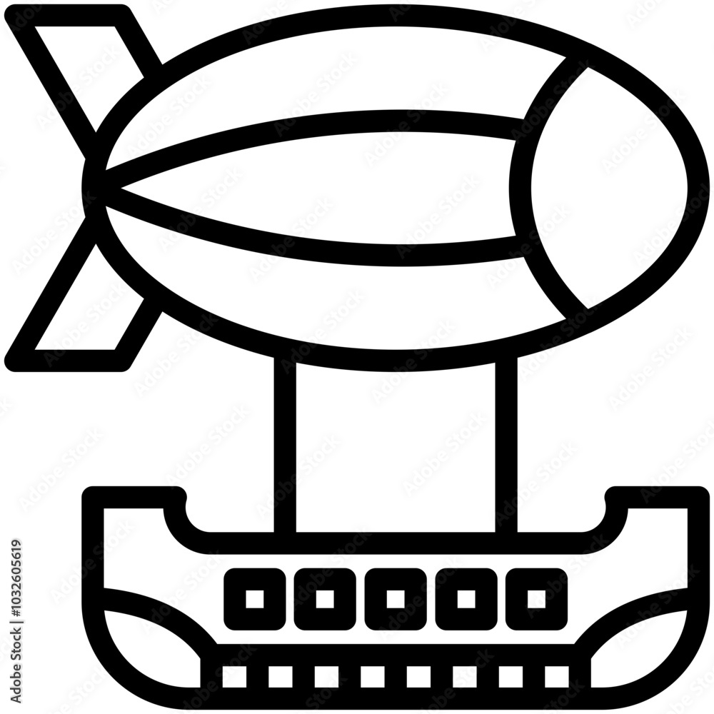 Airship Icon Airship Icon