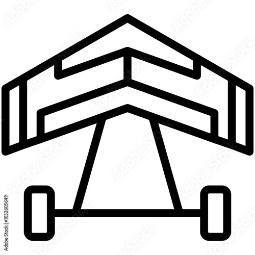 Hang Gliding Icon