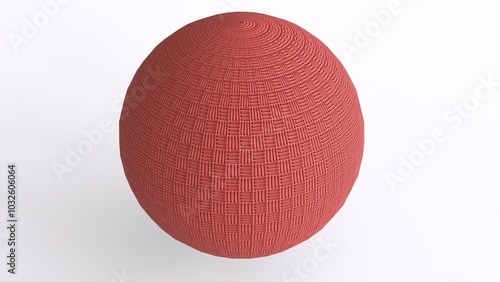 red ball with white background 4k photos