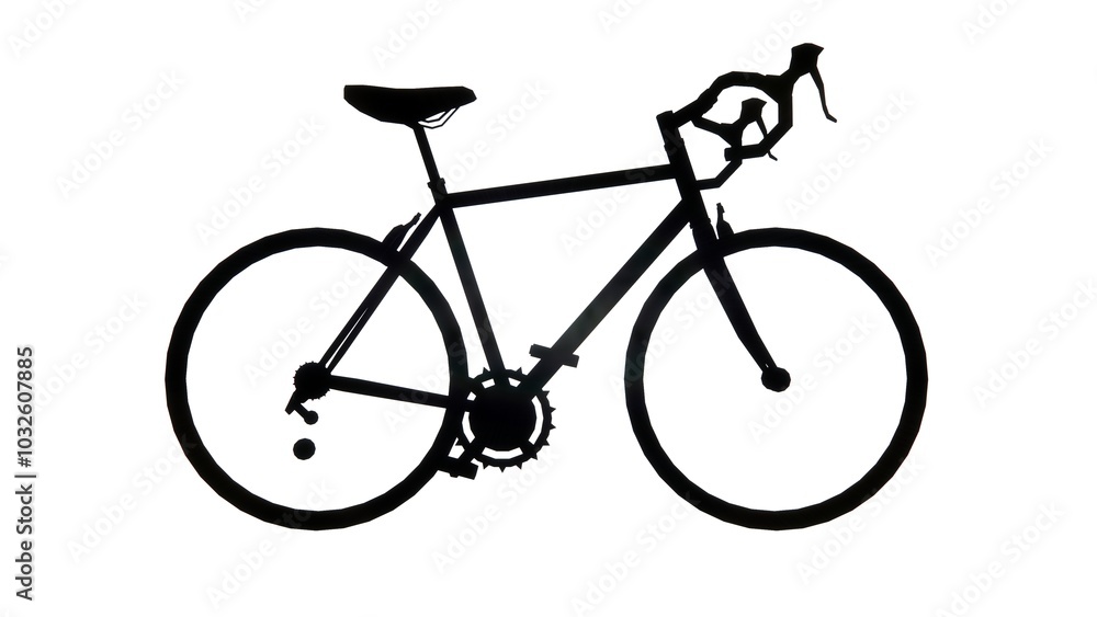 Fototapeta premium a bike with a bike on it that has a bike on it