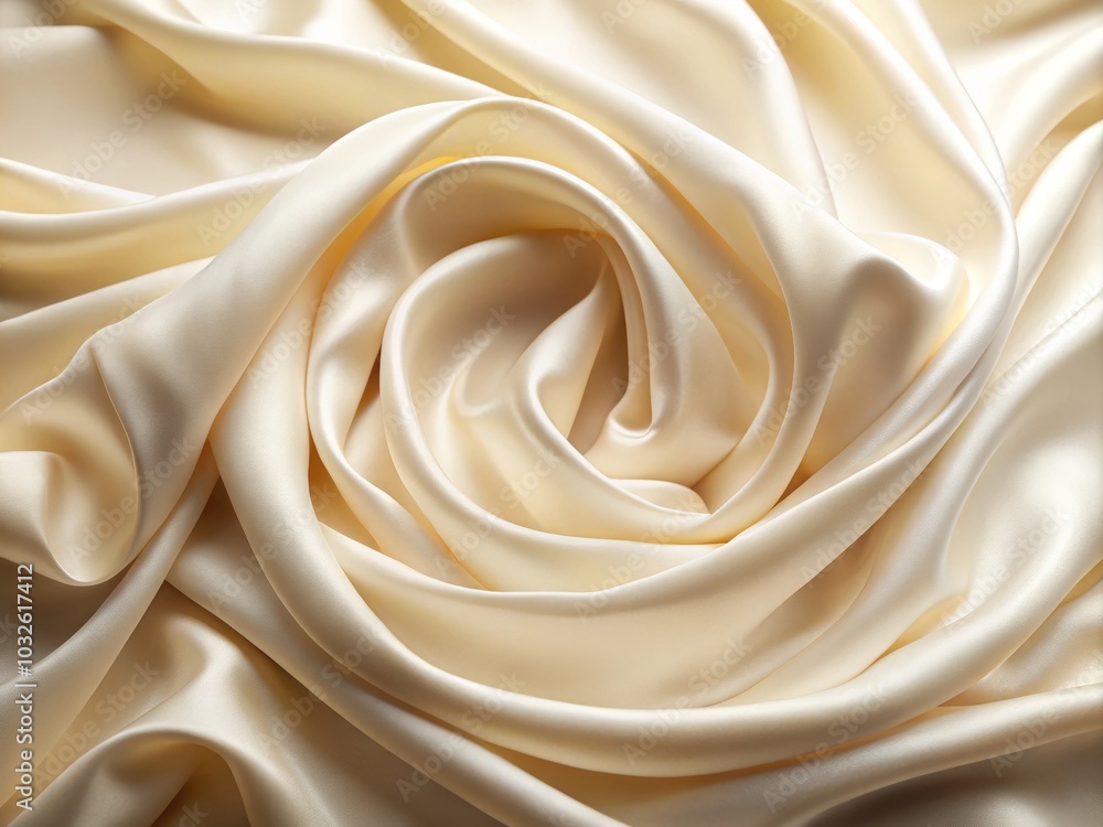 Elegant Cream Silk Fabric Texture Elegant Cream Silk Fabric Texture
