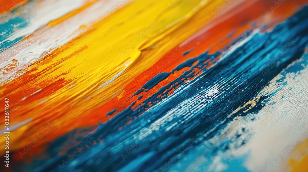 Fototapeta premium Colorful Abstract Texture in Close-Up View