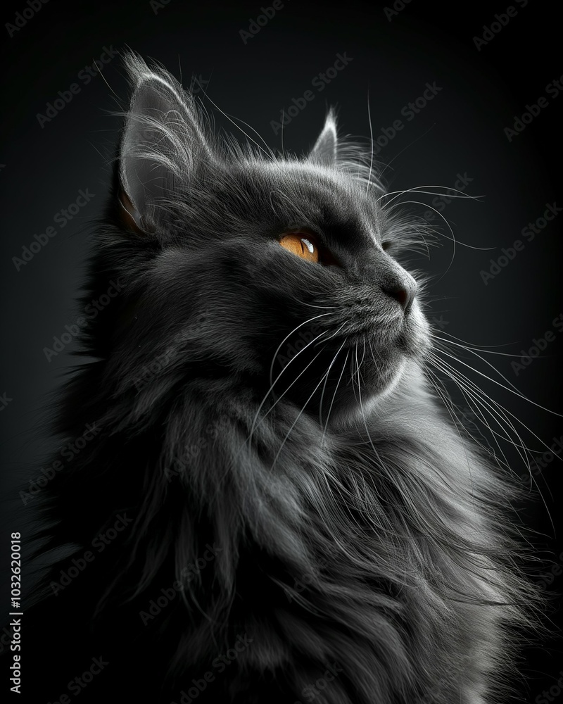 Portrait of a cat Portrait of a cat