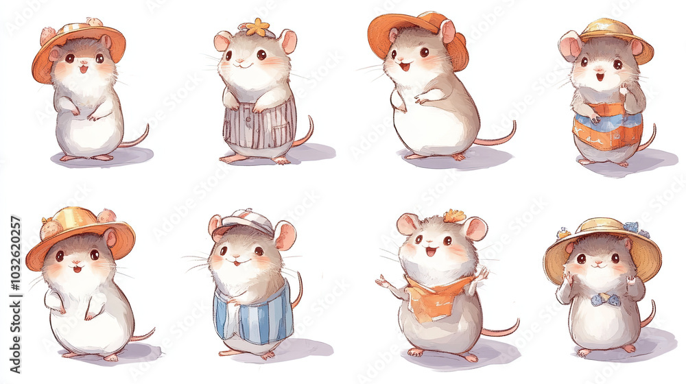 Beautiful Wallpaper with a Hamster Design, Ideal Rodent Poster or Graphic Resource for Creative Project, Ai Generative Beautiful Wallpaper with a Hamster Design, Ideal Rodent Poster or Graphic Resource for Creative Project, Ai Generative