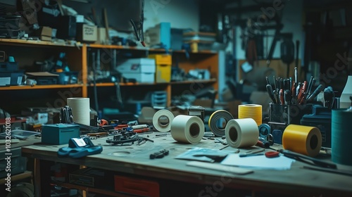 Tools and Materials in a Workshop Setting