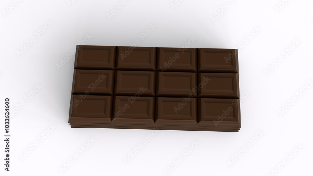 white and dark chocolate with white background white and dark chocolate with white background