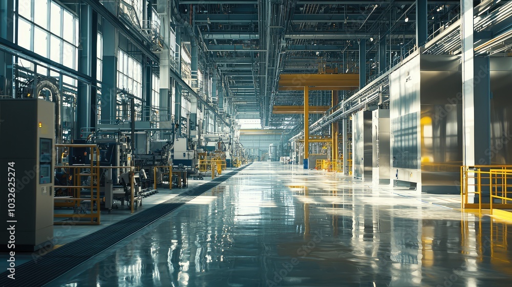 Modern Industrial Facility with Cutting Edge Technology Modern Industrial Facility with Cutting Edge Technology
