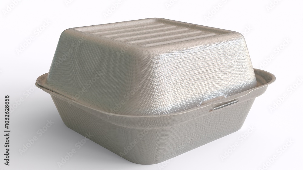 burger box or lunch box with white background burger box or lunch box with white background
