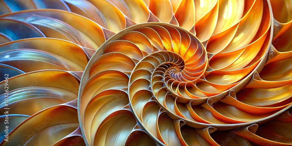 Stunning Macro Photography of a Nautilus Shell Design Stunning Macro Photography of a Nautilus Shell Design