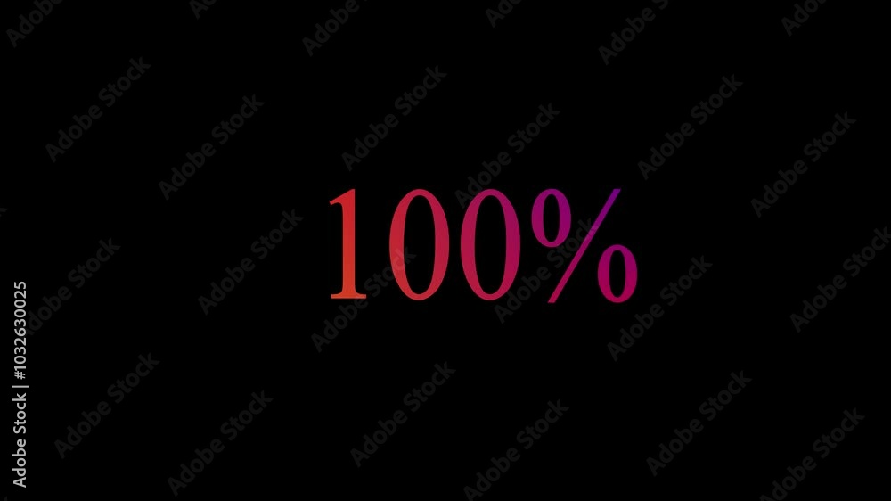 100 percent counter animation on. 100 percent counter animation on.