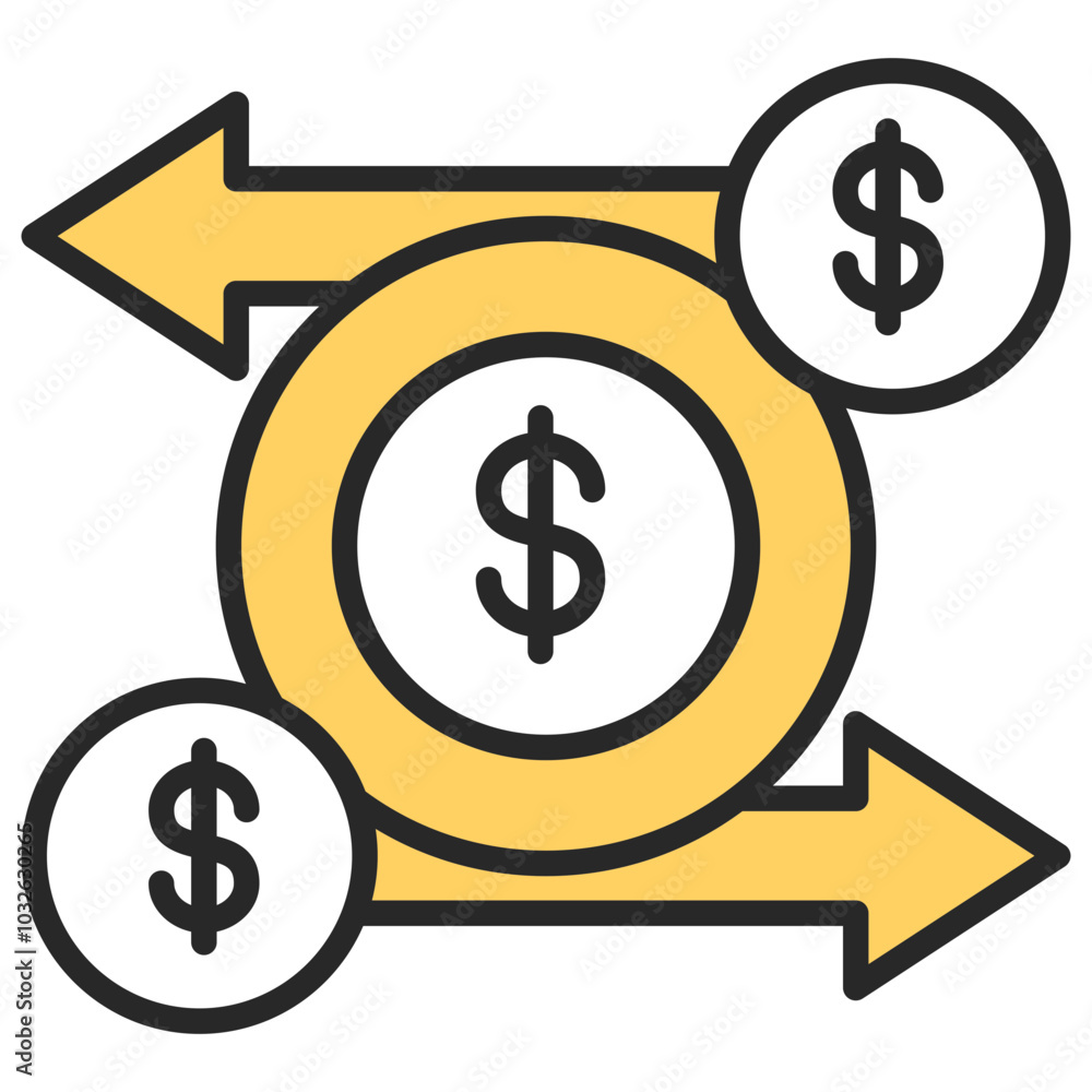 Cash Flow Icon Cash Flow Icon