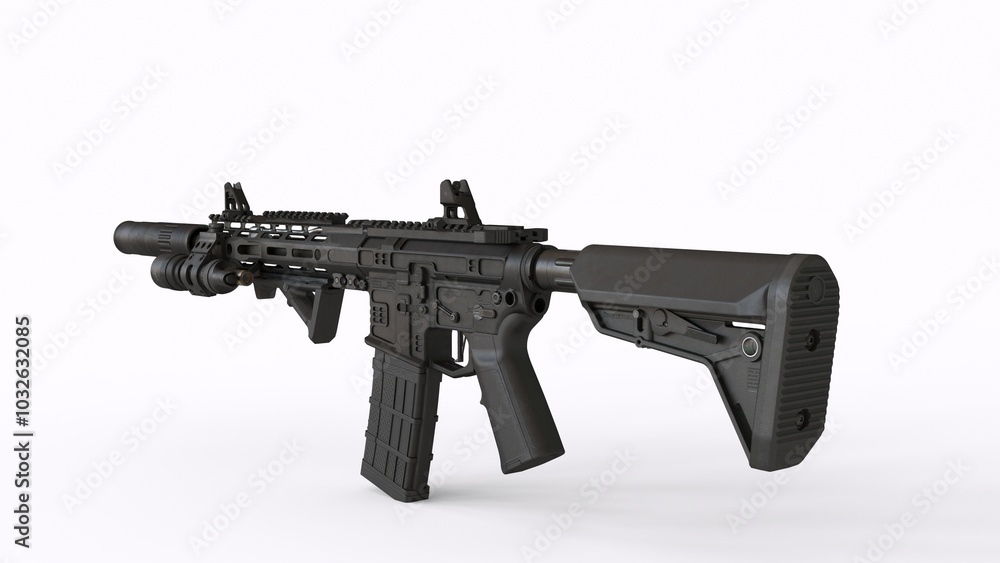 SLR Gun With Suppressor 4k photos SLR Gun With Suppressor 4k photos