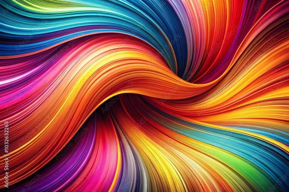 Colorful Curved Lines Abstract Background Design Colorful Curved Lines Abstract Background Design