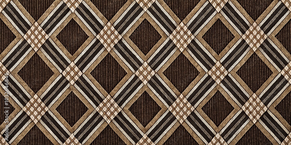 Abstract Brown and White Plaid Pattern, Texture, Geometric ,plaid, pattern Abstract Brown and White Plaid Pattern, Texture, Geometric ,plaid, pattern
