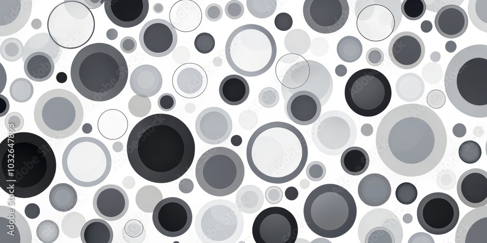 Abstract Grey and White Circle Pattern, Abstract Art, Circle Abstract Grey and White Circle Pattern, Abstract Art, Circle