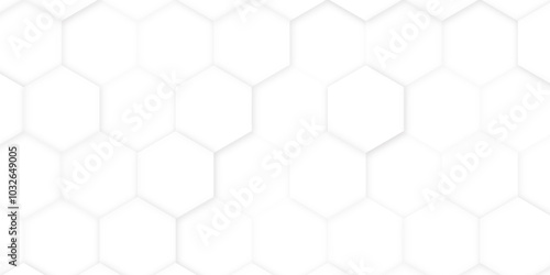 Seamless pattern of the hexagonal netting