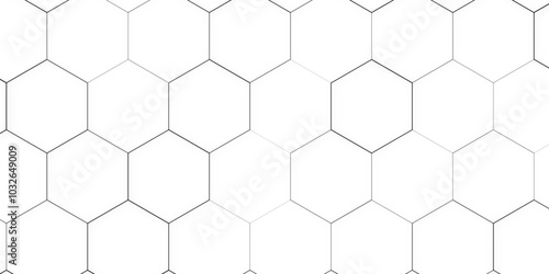 Seamless pattern of the hexagonal netting