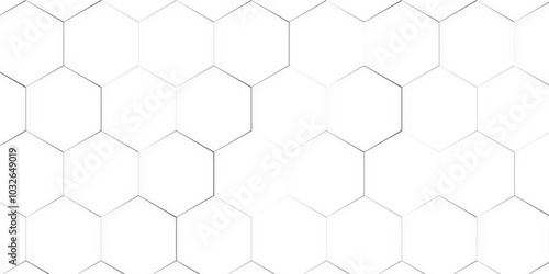 Seamless pattern of the hexagonal netting