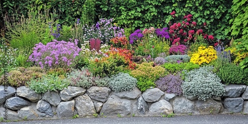 garden wall concept outdoors