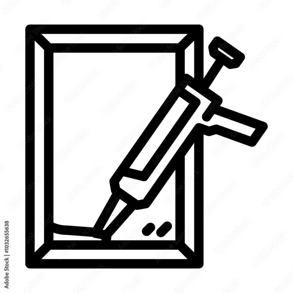 sealed windows energy conservation line icon vector. sealed windows energy conservation sign. isolated contour symbol black illustration sealed windows energy conservation line icon vector. sealed windows energy conservation sign. isolated contour symbol black illustration