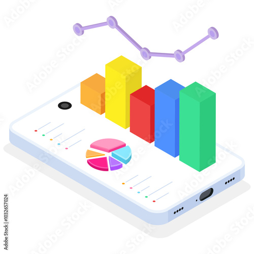 3D Isometric Data Visualization on Mobile Device