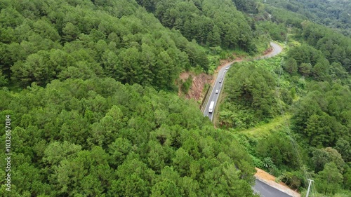 Đà lạt, dalat, da lat, cảnh núi hữu tình có mây, highland drone shots, cloundy, đường đi, path