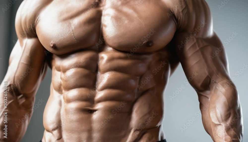 Fototapeta premium male torso isolated