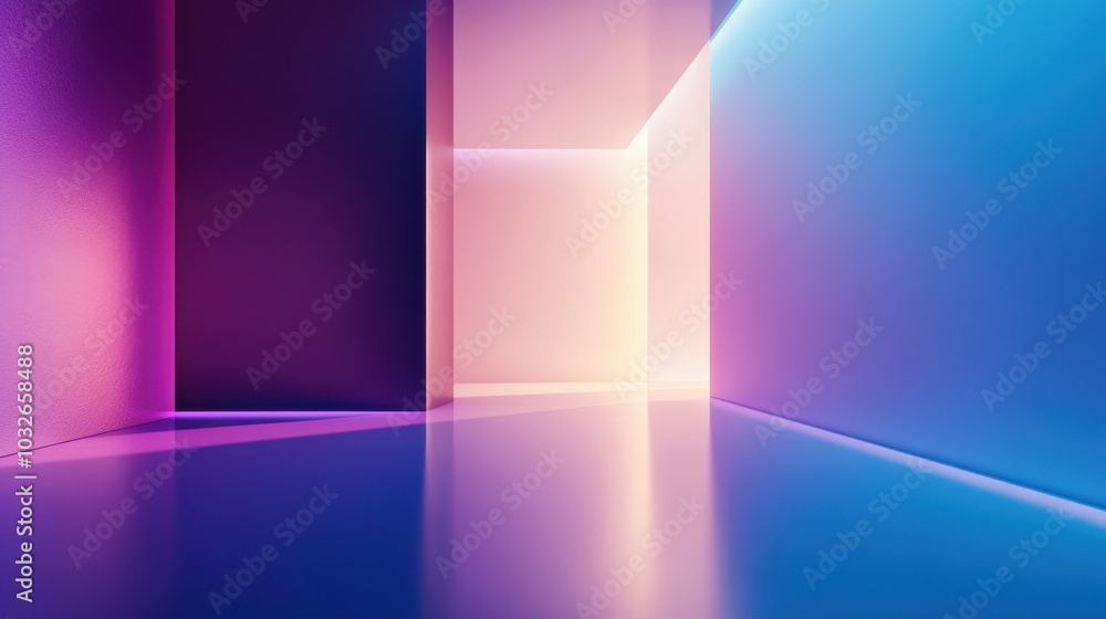 Abstract Light and Colorful Geometric Background Abstract Light and Colorful Geometric Background