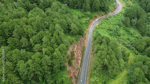 Đà lạt, dalat, da lat, cảnh núi hữu tình có mây, highland drone shots, cloundy, đường đi, path