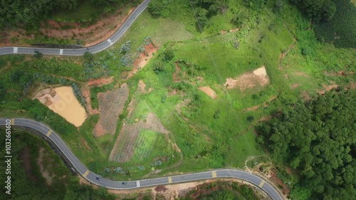 Đà lạt, dalat, da lat, cảnh núi hữu tình có mây, highland drone shots, cloundy 
