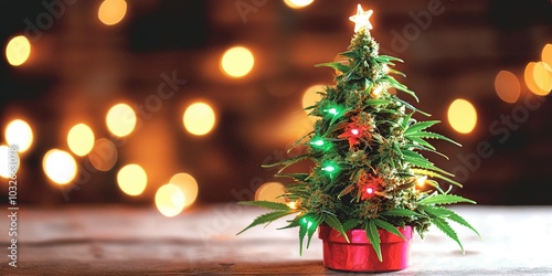 cannabis christmas tree