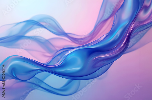 Abstract fluid shape background with vibrant colors blending seamlessly