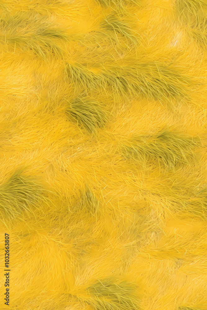 Obraz premium Vibrant Seamless Texture of Grassy Foliage in a Warm Golden Hue Ideal for Creative Design Projects