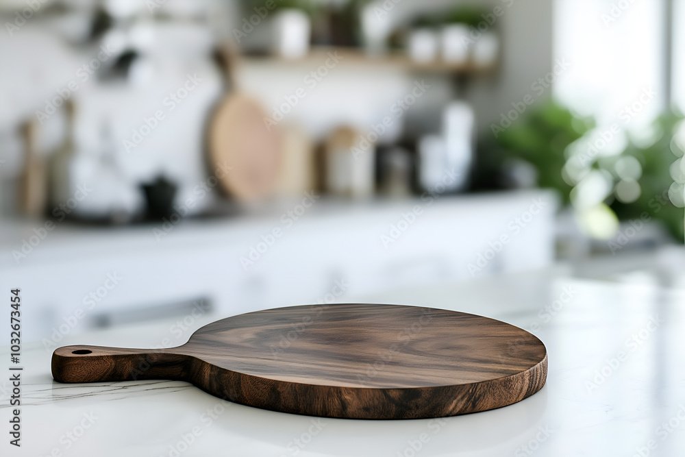Wooden texture or white solid countertop or table top on blurred white kitchen background for product display, Design key visual layout, For showcase or montage items or food, Design mockup Wooden texture or white solid countertop or table top on blurred white kitchen background for product display, Design key visual layout, For showcase or montage items or food, Design mockup