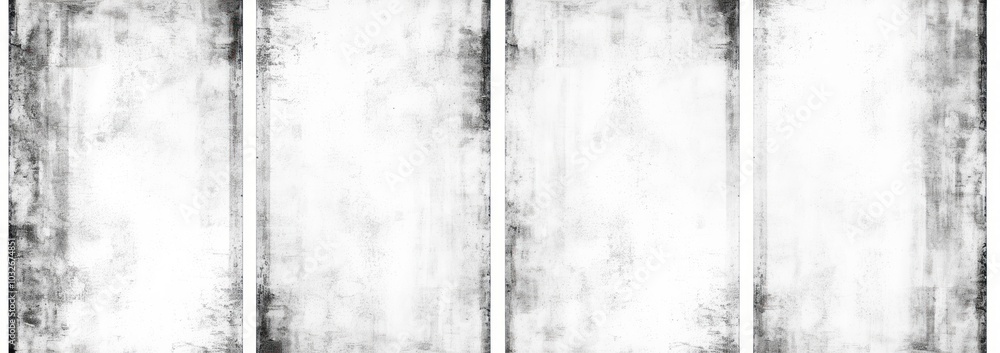 Fototapeta premium Grunge Background with White Space and Dark Grey Edges