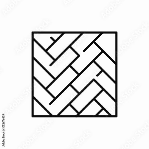 parquet floor icon sign vector