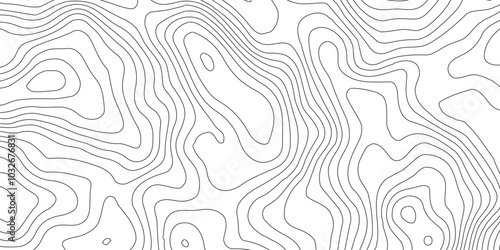 Topographic map patterns, topography line map.Abstract topographic contours map background,paper texture Imitation of a geographical map shades,Abstract topographic contours map background, Vector con