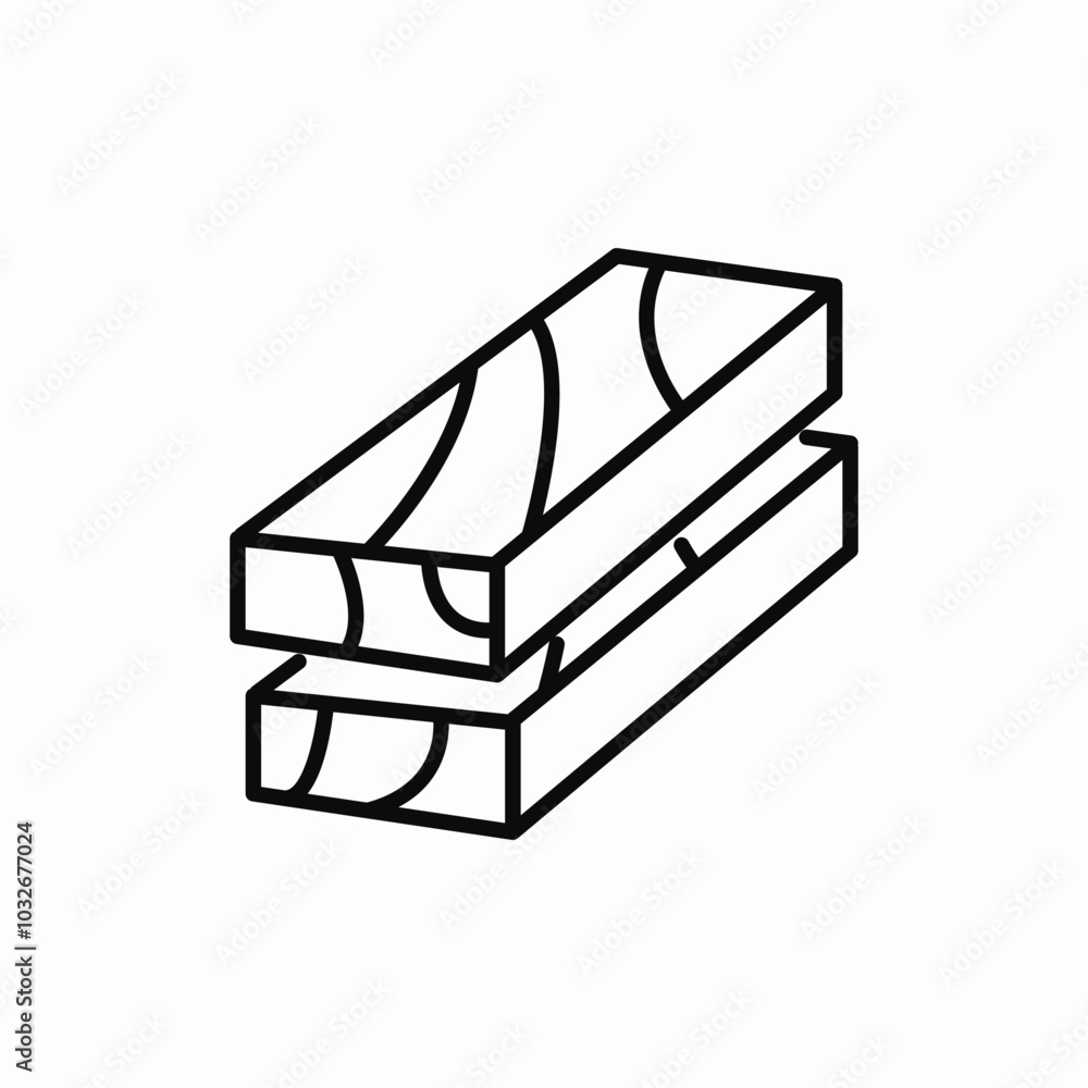 wood lumber icon sign vector wood lumber icon sign vector