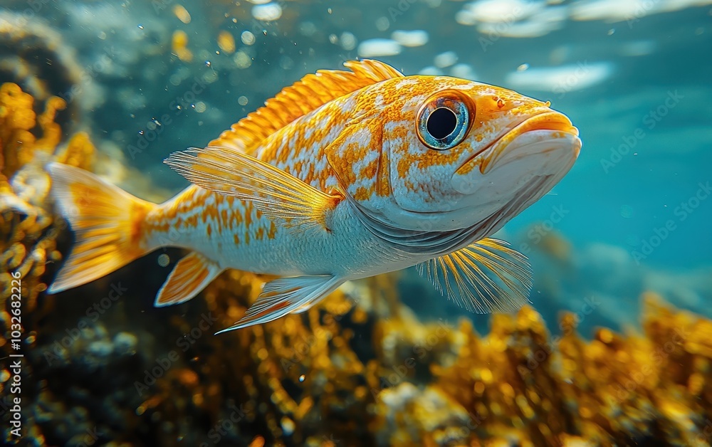 Fototapeta premium fish in aquarium