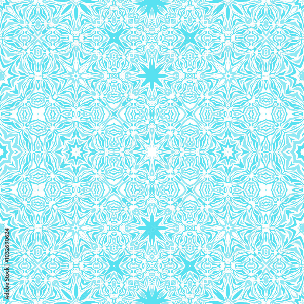Azure Harmony seamless geometric digital paper Azure Harmony seamless geometric digital paper
