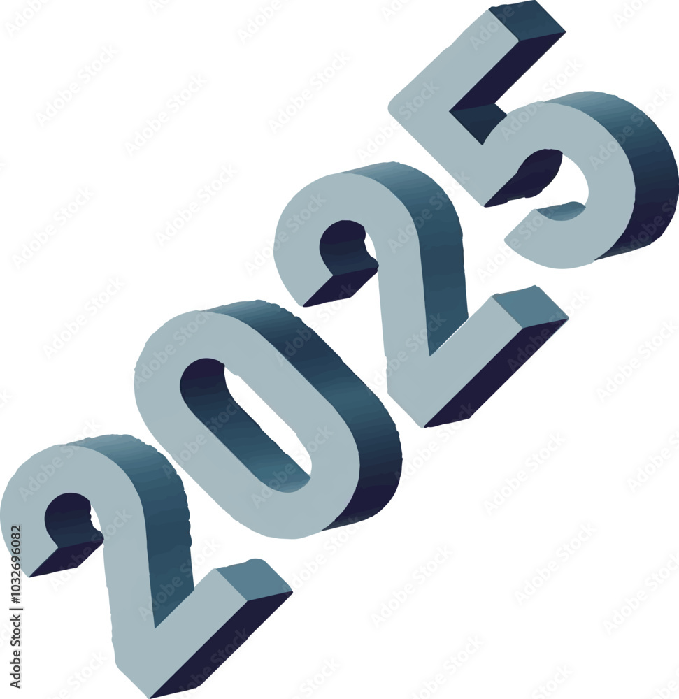 Happy New Year 2025 text design vector art and illustration Happy New Year 2025 text design vector art and illustration