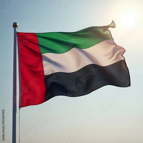 Flag of United Arab Emirates photo