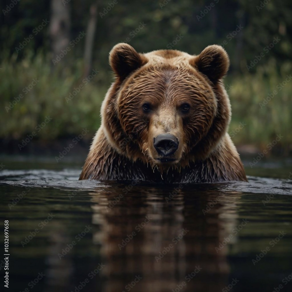 Brown bear in nature Brown bear in nature