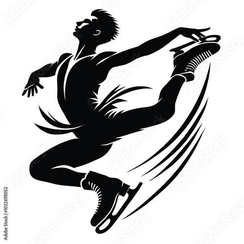 Figure Skater Silhouette